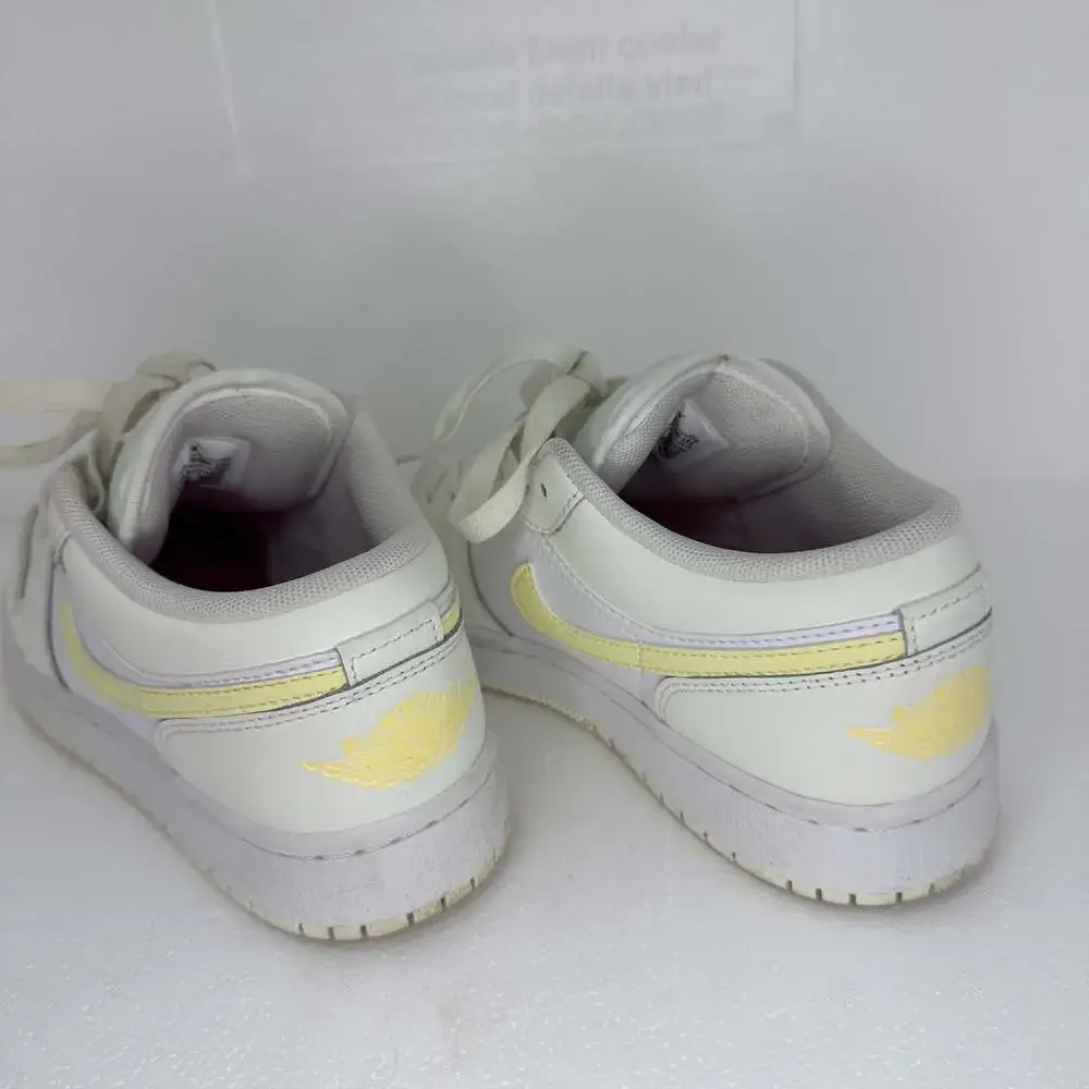 Nike Air Jordan 1 Low GS 'Sail Light Laser Orange' (FV8486-181)